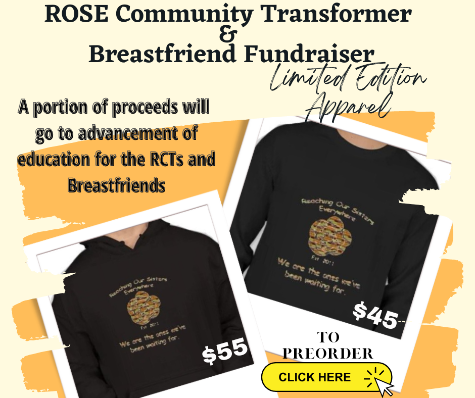 Announcement: RCT & Breastfriend Fundraiser